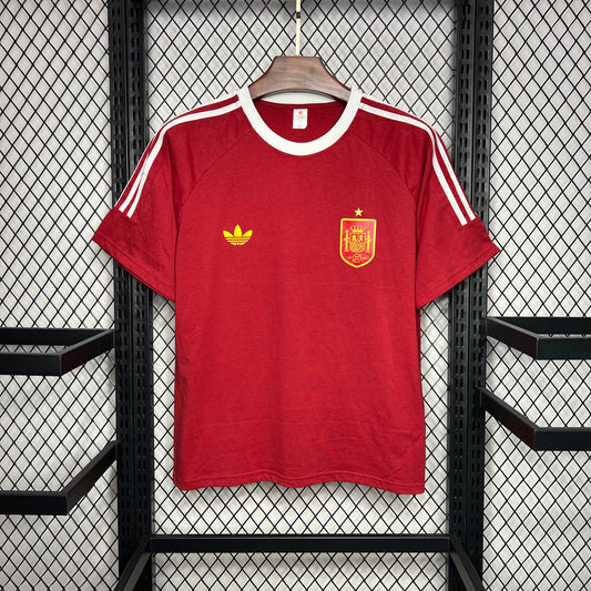 Camisola Spain 2024/2025 - Red Retro Style Euro