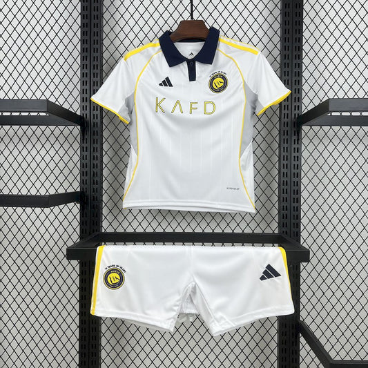 Conjunto Infantil Al-Nassr FC 2025/2026 - 3.º Equipamento