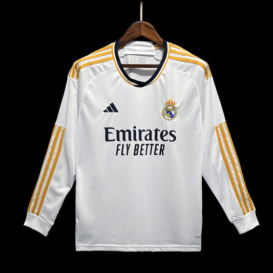 Camisola Comprida Retro Real Madrid 2023/2024 - Principal