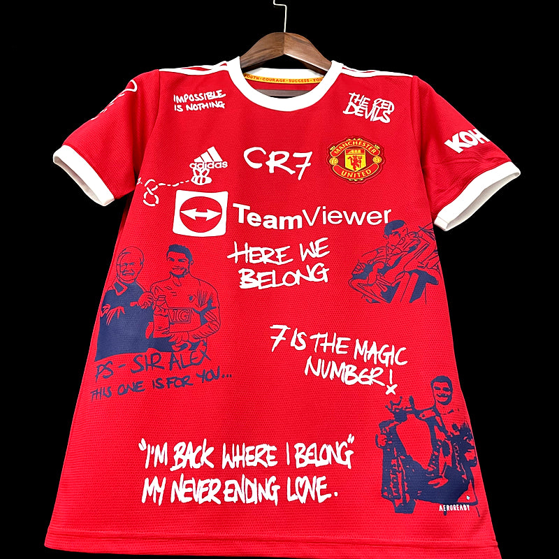 Camisola Cristiano Ronaldo 7 Retro Manchester United 2021/2022 - Principal Special Edition