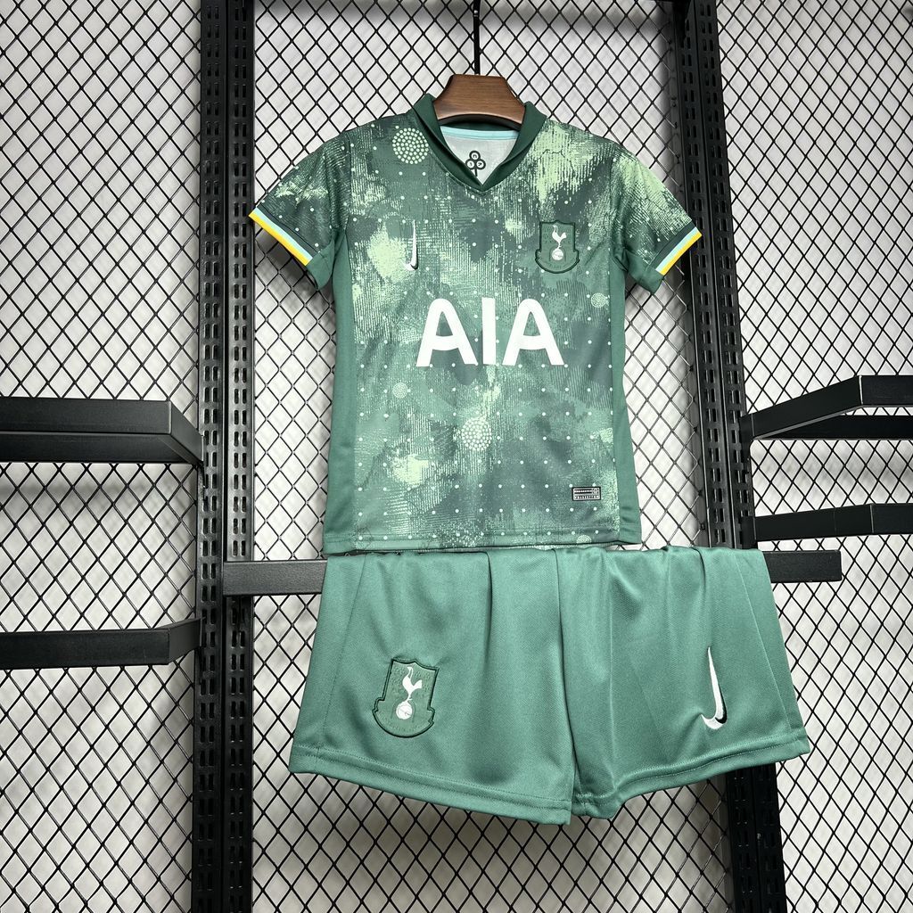 Conjunto Infantil Tottenham Hotspur FC 2024/2025 - 3.º Equipamento