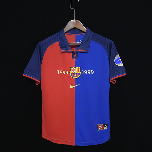 Camisola Retro Barcelona 1999/2000 - Principal 100th Anniversary